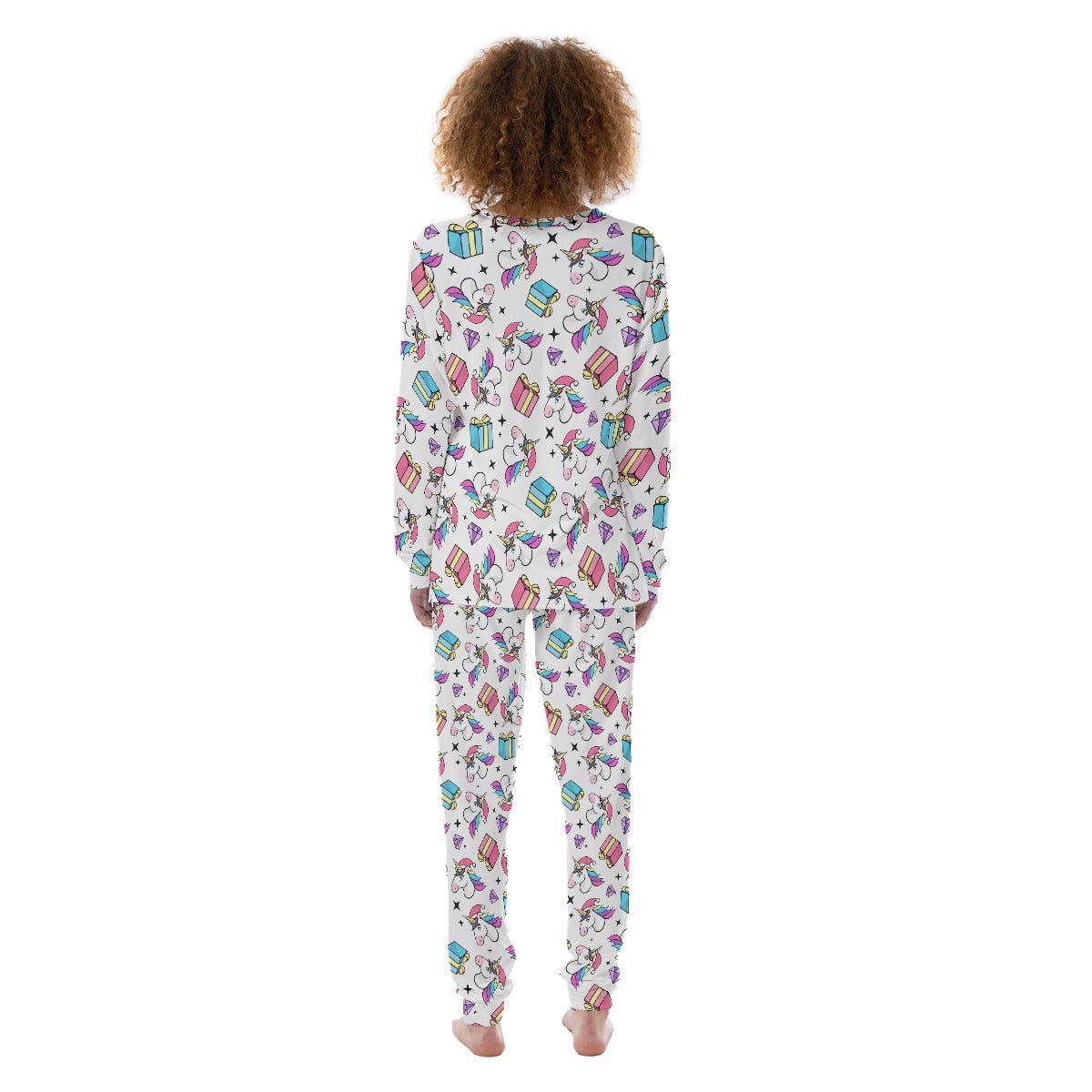Women's Christmas Pyjamas - Unicorns - Festive Style