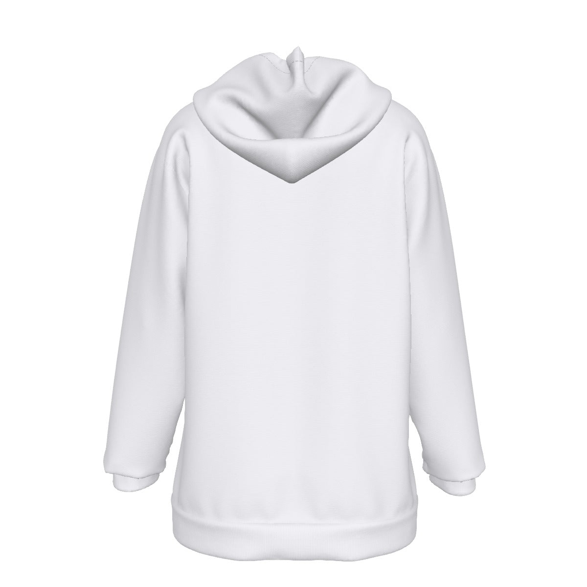 Women's Fleece Christmas Hoodie - Merry Christmas - White - Festive Style