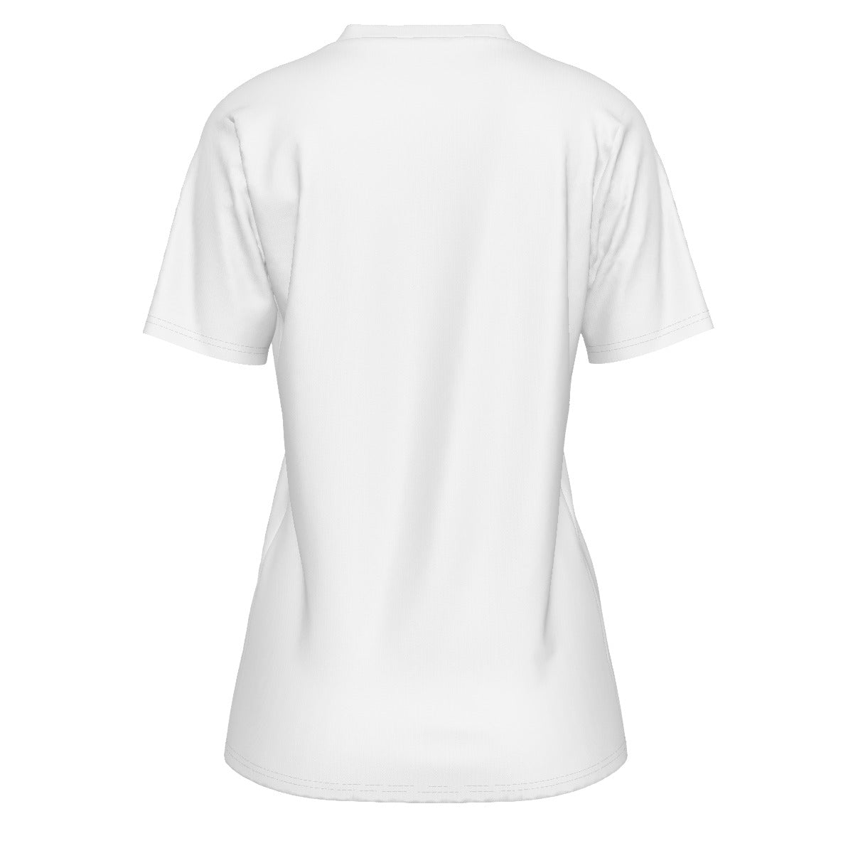 Women's Short Sleeve Christmas Tee - Halftone Santa - Festive Style